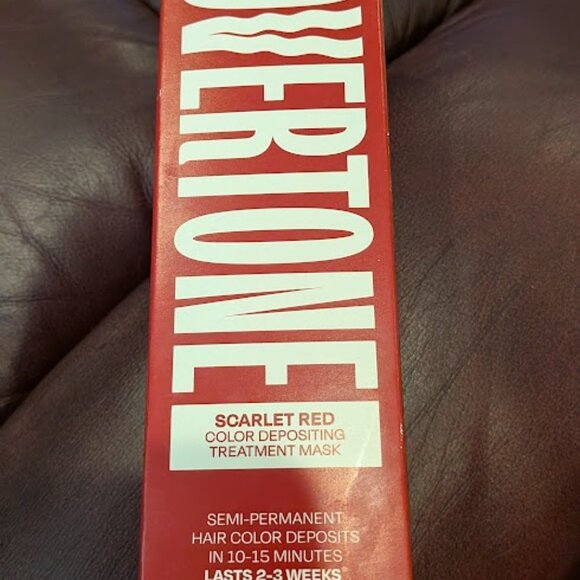 Overtone Scarlet Red Color Depositing Treatment Mask 4.5 oz - Picture 2 of 7